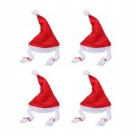 Chapeaux de fete de noël bonnet de noel en peluche Chapeaux de fete de noël bonnet de noel en peluche