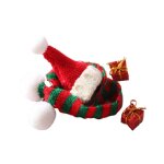 Chapeau en fil de coton, echarpe pour maison de b�b� et poup�e, accessoires tricot�s, petit chapeau de ...