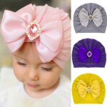 Chapeau avec gros nâ¿ud en strass pour bébé fille, 10 couleurs unies, doux, accessoires pour enfant en ... Chapeau avec gros nâ¿ud en strass pour bébé fille, 10 couleurs unies, doux, accessoires pour enfant en ...