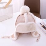 Chapeau d'hiver en peluche moelleux pour enfants, chapeaux de bombardier pour enfants, optique, oreillettes ...