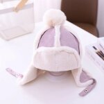 Chapeau d'hiver en peluche moelleux pour enfants, chapeaux de bombardier pour enfants, optique, oreillettes ...