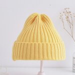 Chapeau d'hiver tricot en coton pour enfants de 0 a 5 ans, bonnet au crochet, doux, pour garons et ...