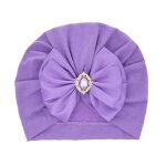 Chapeau indien avec n?ud papillon en biscuits brillant pour bb, casquettes en coton doux pour la peau, ...