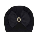 Chapeau indien avec n?ud papillon en biscuits brillant pour bb, casquettes en coton doux pour la peau, ...