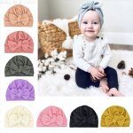 Chapeau indien nou� pour b�b�, bandana, turban, bonnet en coton doux, accessoires pour coiffure, pour ...