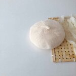 Chapeaux en laine avec document solide pour enfants, brets pour enfants, bonnets pour bb, casquettes ...