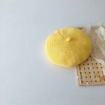 Chapeaux en laine avec document solide pour enfants, brets pour enfants, bonnets pour bb, casquettes ...