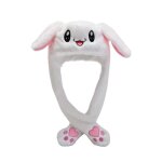 Chapeau de lapin en peluche pour femmes et filles, chapeau a rabat, amusant, de f�te, de vacances, 50cm ...