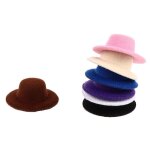 Chapeau miniature pour maison de poupe, 5 pices, 1:12, accessoires