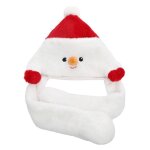 Chapeau de noël pour femmes, 1 pièce, bonnet en peluche, oreilles de wapiti, cadeau pour filles, casquette ... Chapeau de noël pour femmes, 1 pièce, bonnet en peluche, oreilles de wapiti, cadeau pour filles, casquette ...