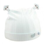 Chapeau pour nouveau - n�, broderie d'animaux, protection de la t�te, en coton, doux pour la peau, bonnet ...