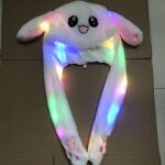 Chapeau a oreilles de lapin en peluche pour enfants, mignon, peut déplacer, casquette airbag, jouet, ... Chapeau a oreilles de lapin en peluche pour enfants, mignon, peut déplacer, casquette airbag, jouet, ...