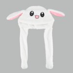 Chapeau a oreilles de lapin en peluche pour enfants, mignon, peut déplacer, casquette airbag, jouet, ... Chapeau a oreilles de lapin en peluche pour enfants, mignon, peut déplacer, casquette airbag, jouet, ...