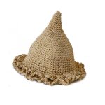 Chapeau de paille d't pour enfants, couleur unie, a la mode, pour bbs garons et filles, chapeau ...
