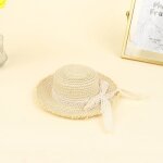 Chapeau de paille fait a la main pour maison de poup�e, chapeau de soleil pour 1 / 6 accessoires de d�coration ...