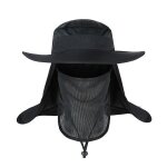Chapeaux de pêche, chapeau de randonnée pliable en nylon, casquette a rabat de protection uv avec mentonnière ... Chapeaux de pêche, chapeau de randonnée pliable en nylon, casquette a rabat de protection uv avec mentonnière ...