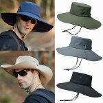 Chapeau de p�cheur a large bord, 6 couleurs, respirant, protection uv, pare - soleil, escalade, et�