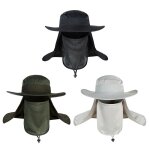 Chapeau de p�cheur de protection uv, pare - soleil coupe - vent, casquette, pare - soleil respirant a ...