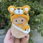 Chapeau de poupée en tissu pour jellycat pantalon de poupée fait main costume d'oie de noix 15cm ensemble ... Chapeau de poupée en tissu pour jellycat pantalon de poupée fait main costume d'oie de noix 15cm ensemble ...