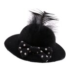 Chapeau de poupée vintage pour femmes, 4 pièces, chapeau de poupée rond, casquette pour 28 - 30cm, accessoires ... Chapeau de poupée vintage pour femmes, 4 pièces, chapeau de poupée rond, casquette pour 28 - 30cm, accessoires ...