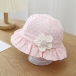 Chapeau de protection solaire en coton fin pour, chapeau de soleil a volants en dentelle, chapeau de ...