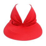 Chapeau de protection solaire pour femmes, casquette a visire, protection uv, haut de sport vide, anti ...