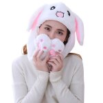 Chapeau de saut en peluche pour filles et femmes, chapeau d'hiver chaud et amusant avec des oreilles ... Chapeau de saut en peluche pour filles et femmes, chapeau d'hiver chaud et amusant avec des oreilles ...