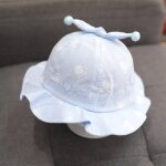 Chapeau seau en coton pour bb, protection solaire pour enfant, chapeau de pcheur en plein air, mignon ...