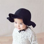 Chapeau de soleil en coton a large bord pour bb, jolie princesse, nouvelle collection