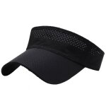 Chapeaux de soleil respirants d't pour hommes et femmes, visire rglable, protection uv, haut vide ...