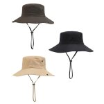 Chapeau de soleil pliable a 360 degrs, casquette de protection uv a large bord rglable avec corde coupe ...