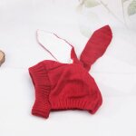 Chapeau tricot a longues oreilles pour bb en bas age, adorable lapin, bonnet, accessoires photo, automne ...