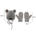 Chapeau tricoté a l'oreille pour bébé fille et garçon, chaud, solide, chaud, mignon, avec boule de cheveux, ... Chapeau tricoté a l'oreille pour bébé fille et garçon, chaud, solide, chaud, mignon, avec boule de cheveux, ...