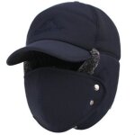 Chapka d'homme et femme thermique avec protections faciale et auriculaire, ouchanka coupe - vent, chapeau ...