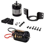 De charbon externe 540 moteur bross 13t avec rducteur 1:5 pour remorque 1 / 14 1 / 10 rc car crawler ...