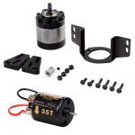 De charbon externe 540 moteur bross 35t avec rducteur 1:5 pour remorque 1 / 14 1 / 10 rc car crawler ...