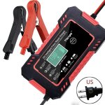 Chargeur de batterie de voiture 12v 6a, rparation d'impulsions, ecran lcd, charge intelligente, agm, ...