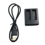 Chargeur durable, double batterie, appareil photo, haute tension 4. 35v, double charge multifonctionnelle ...