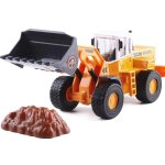 Chargeur de pelle en alliage moul� sous pression 1:50, 4 roues, pull back / abs, bulldozer, son, camion ...