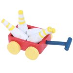 Chariot de bowling en bois 1:12, modèle miniature de maison de poupée, accessoires de jouets d'extérieur ... Chariot de bowling en bois 1:12, modèle miniature de maison de poupée, accessoires de jouets d'extérieur ...