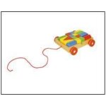 Chariot de cubes 18 blocs � construire