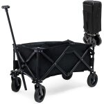 Chariot enfants de transport pliable ¿ 940 x 630 x 810 mm ¿ capacit de charge 100 kg ¿ avec larges ...