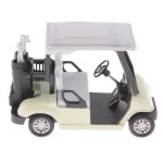 Chariot de golf en alliage moul, echelle 1 / 20, modle de voiture, jouet de collection pour enfants ...