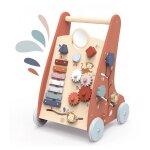 Chariot de marche multiactivites en bois