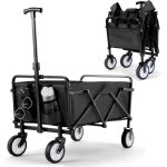 Chariot de plage pliable poigne rglable chariot de jardin chariots de transport pour transport, plage, ...