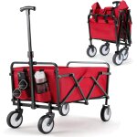 Chariot de plage pliable poignée réglable chariot de jardin chariots de transport pour transport, plage, ... Chariot de plage pliable poignée réglable chariot de jardin chariots de transport pour transport, plage, ...