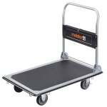 Chariot de plateforme - pliable - jusqu'à 300 kg de capacité de charge - frein de stationnement / aide ... Chariot de plateforme - pliable - jusqu'à 300 kg de capacité de charge - frein de stationnement / aide ...