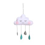 Charmante suspension goutte de pluie pour chambre d'enfant - d�coration nuage en feutre doux, cadeau ...