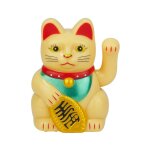 Chat porte - bonheur solaire 62 automatique, agitant, faisant signe de fortune, dcoration de bureau, ...