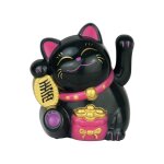 Chat porte - bonheur solaire 62 automatique, agitant, faisant signe de fortune, dcoration de bureau, ...